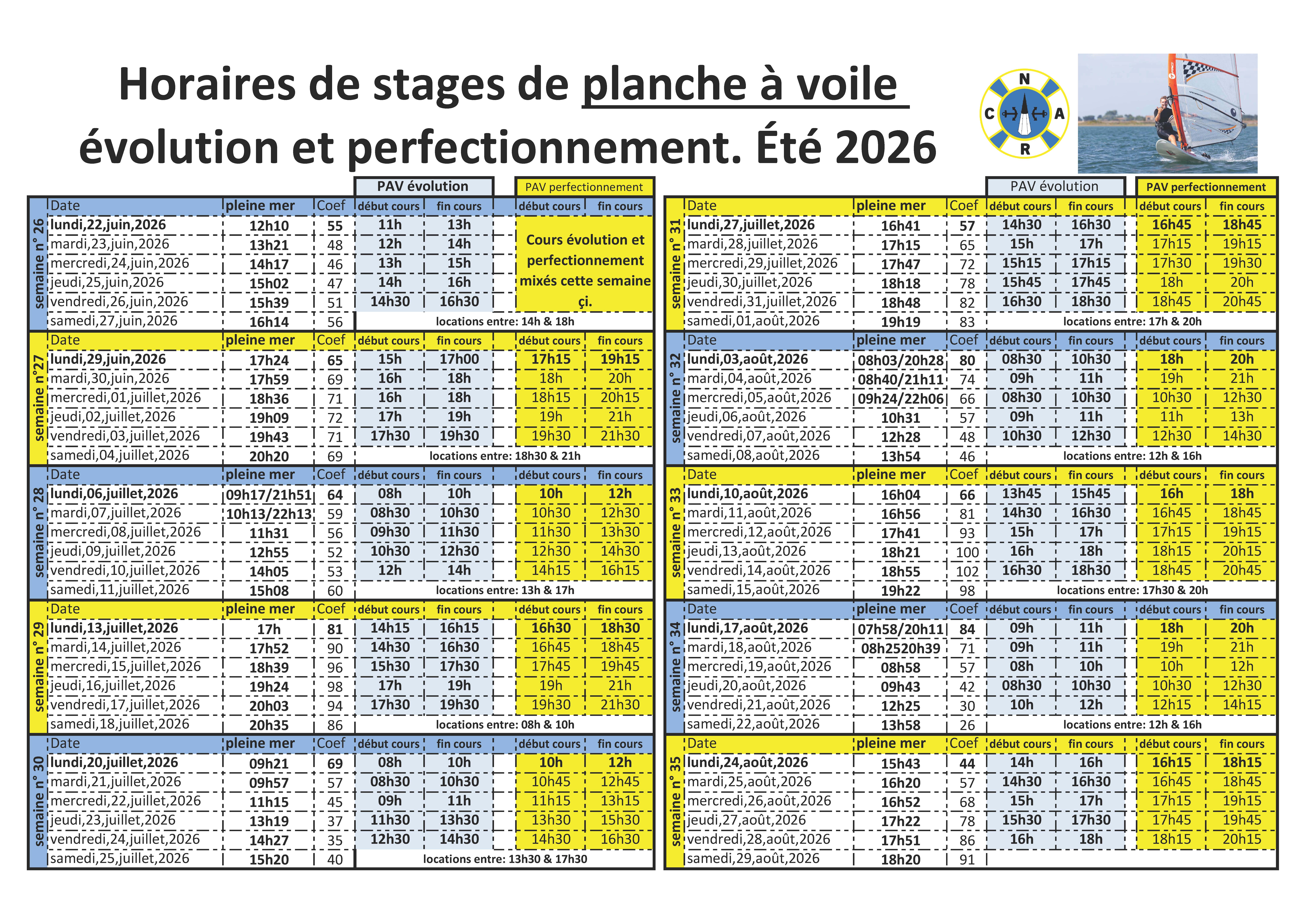 planning-evolution et perfectionnement